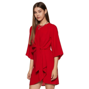 Vestido curto evasê  of Benetton