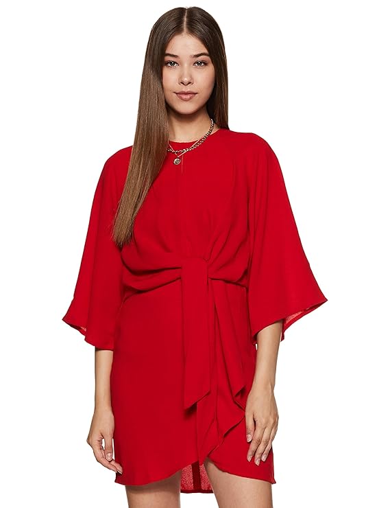 Vestido curto evasê of Benetton - Imagem 2