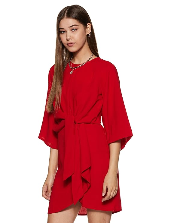 Vestido curto evasê of Benetton - Imagem 3